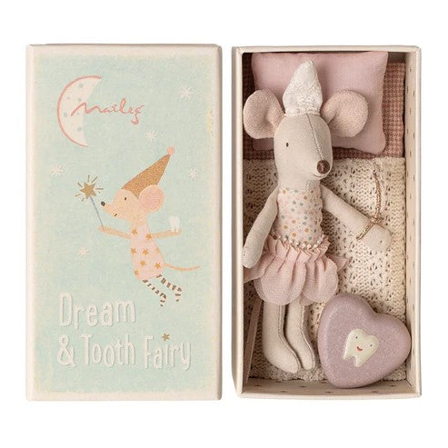 MAILEG - MOUSE: LITTLE SISTER TOOTH FAIRY IN A BOX 