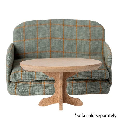 MAILEG - FURNITURE: OVAL COFFEE TABLE MOUSE 