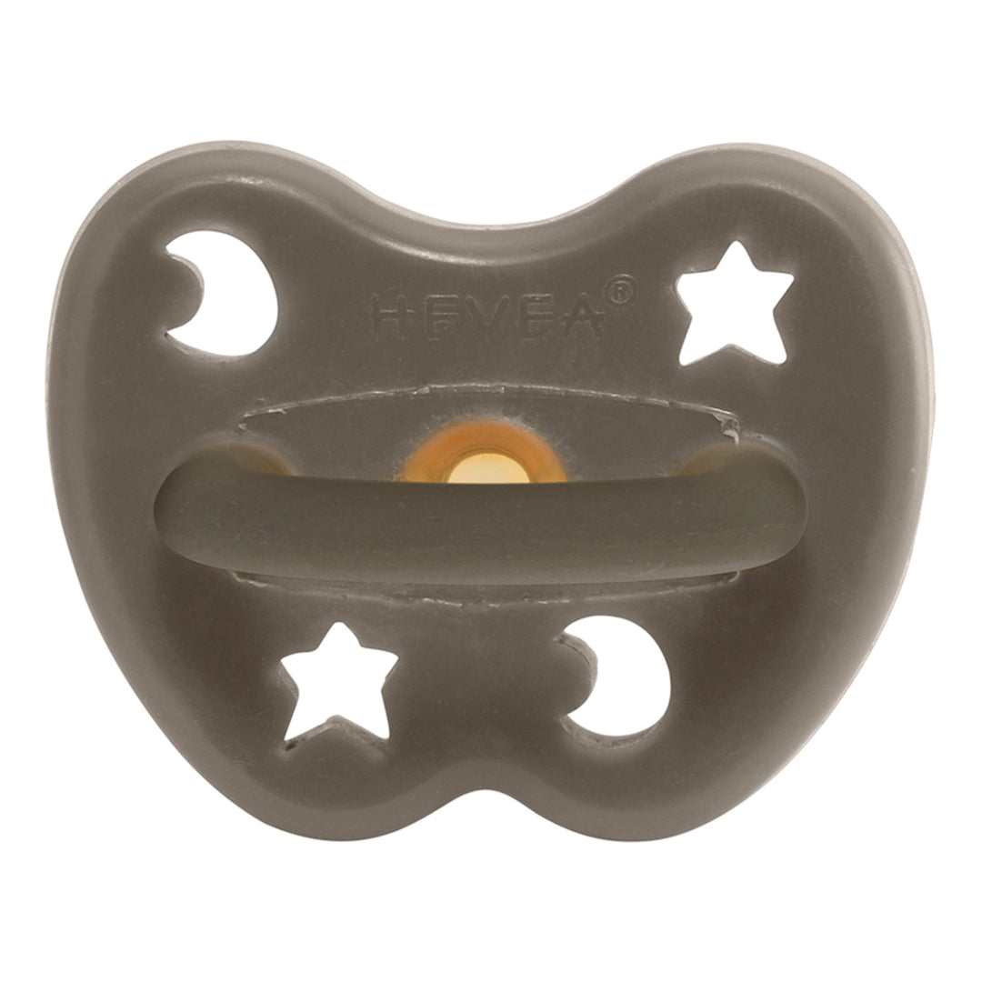 HEVEA - PACIFIER ORTHODONTIC: SHIITAKE GREY [sz:0-3 MTHS]