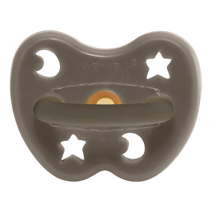 HEVEA - PACIFIER ORTHODONTIC: SHIITAKE GREY [sz:0-3 MTHS]