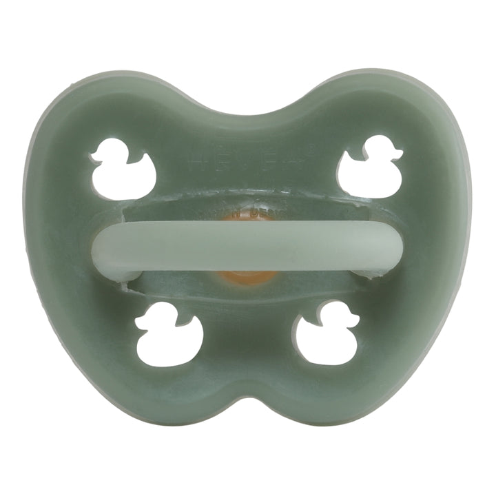 HEVEA - COLOUR PACIFIER ORTHODONTIC: MOSS GREEN [sz:0-3 MTHS]