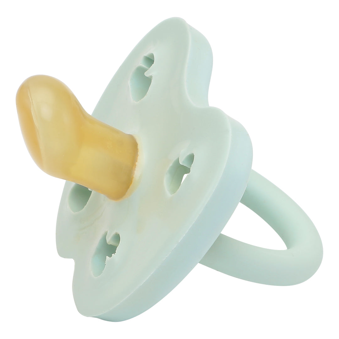 HEVEA - COLOUR PACIFIER ORTHODONTIC: MELLOW MINT [sz:0-3 MTHS]