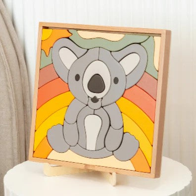 STELLAVAN & PAPA - 3 IN 1 BLOCK PUZZLE: KOALA 