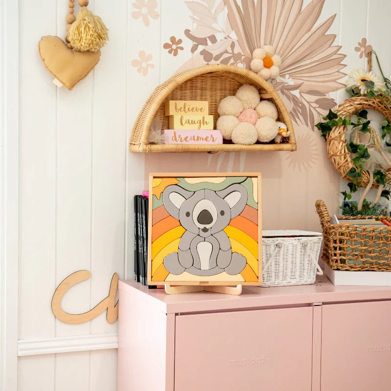 STELLAVAN & PAPA - 3 IN 1 BLOCK PUZZLE: KOALA 