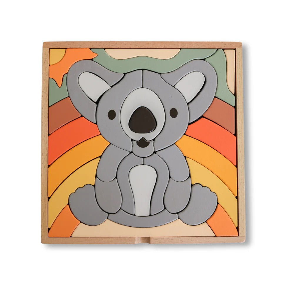 STELLAVAN & PAPA - 3 IN 1 BLOCK PUZZLE: KOALA 