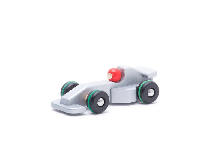 BAJO - WOODEN FORMULA 1 RACING CAR: SILVER