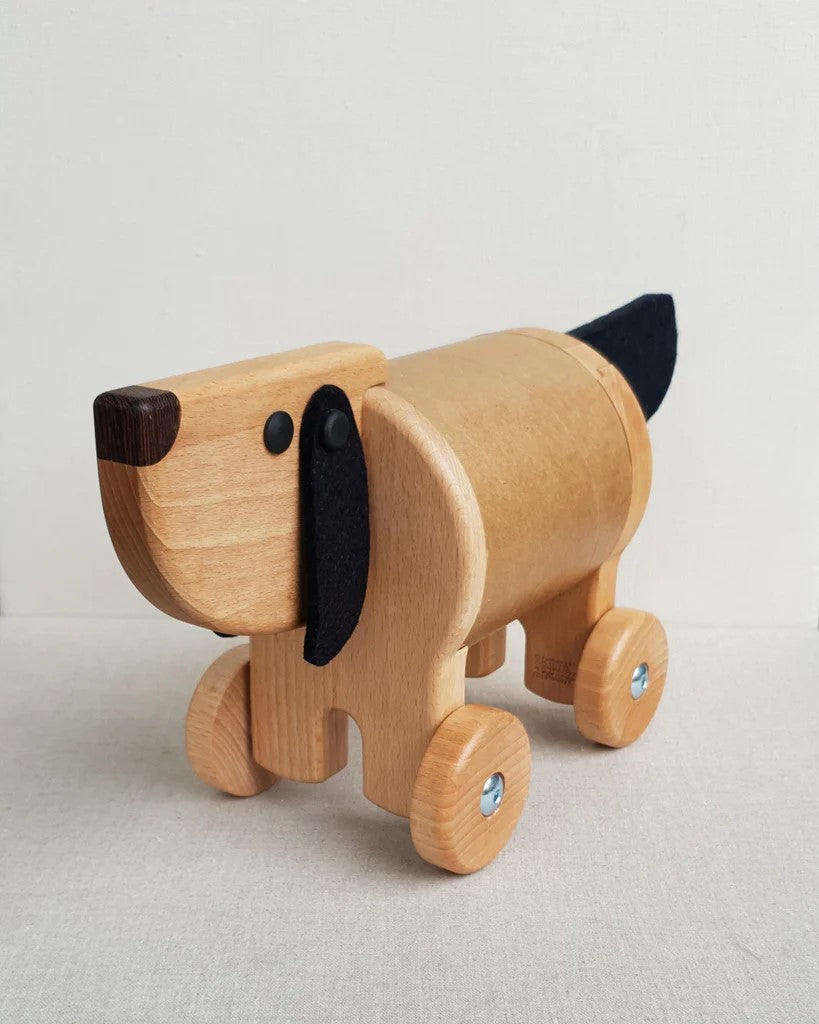 BAJO - WOODEN DOG KEEPSAKE BOX
