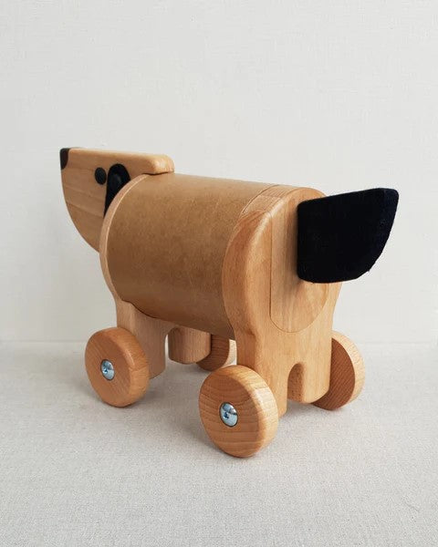 BAJO - WOODEN DOG KEEPSAKE BOX