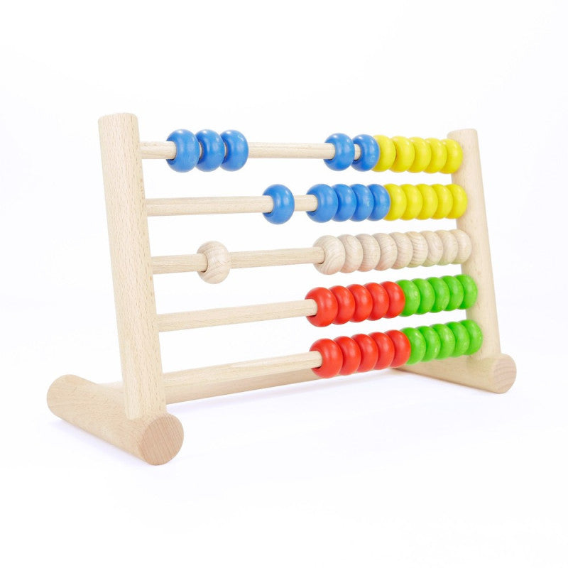 BAJO - WOODEN ABACUS 50 (5 ROWS OF 10)