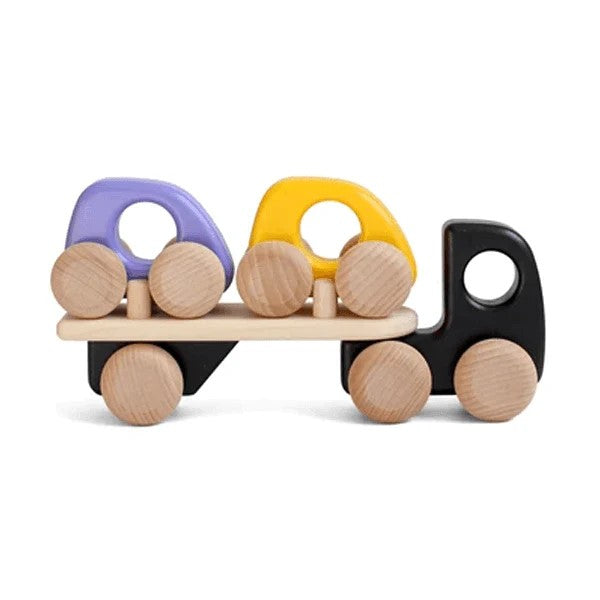 BAJO - WOODEN AUTO TRANSPORTER: BLACK