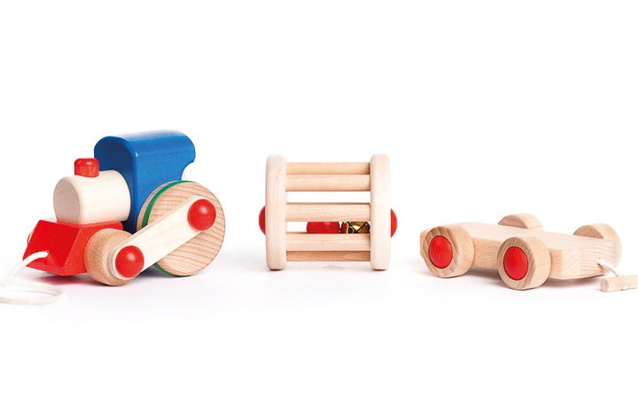 BAJO - WOODEN CHOO CHOO DING PULL ALONG 