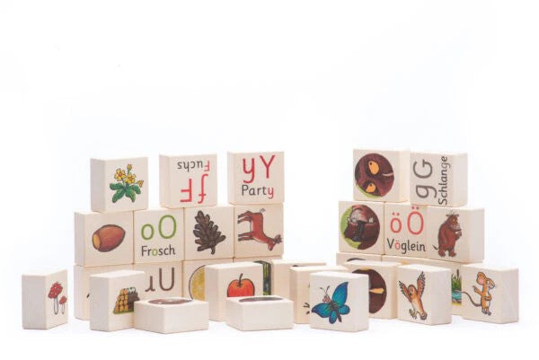 BAJO - WOODEN GRUFFALO ALPHABET BLOCKS