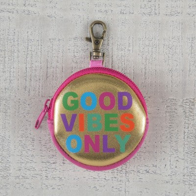 NATURAL LIFE - EARBUD POUCH: GOOD VIBES 