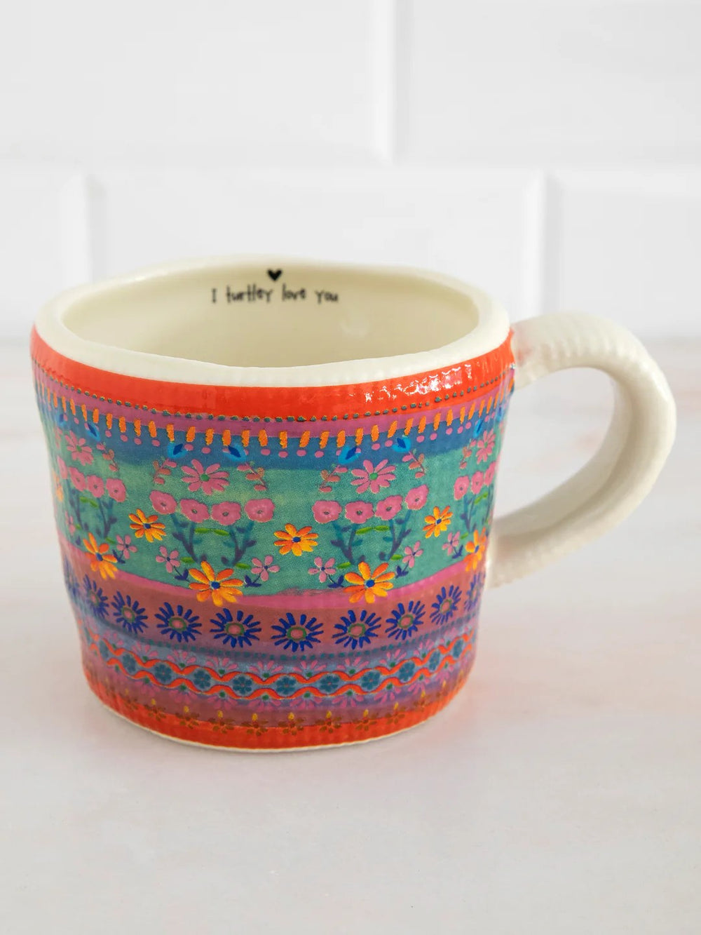 NATURAL LIFE - MUG: PEEKABOO TURTLE