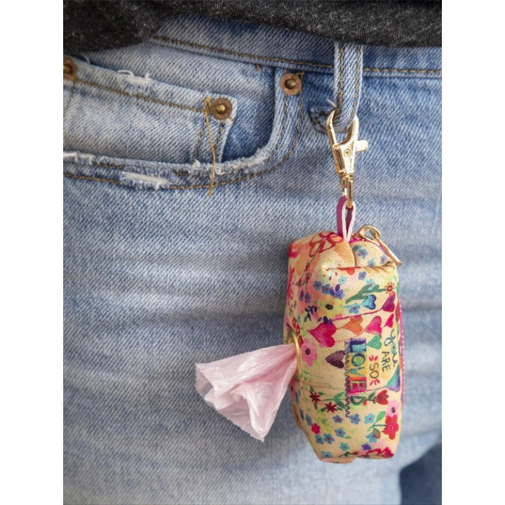NATURAL LIFE - DOGGIE POOP BAG POUCH: YOU ARE SO LOVED