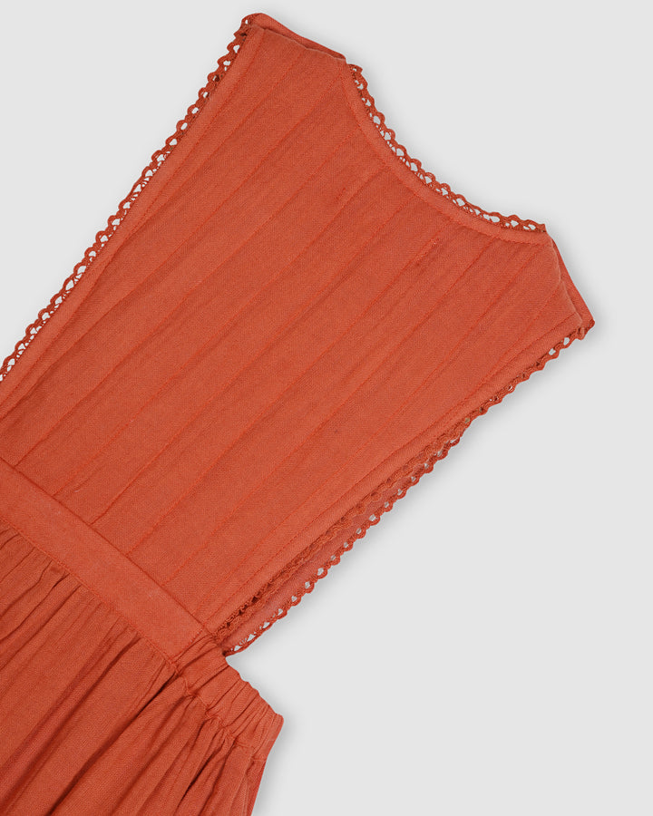 ALEX AND ANT - MICHELLE DRESS: FLAME RED [sz:1 YR] 