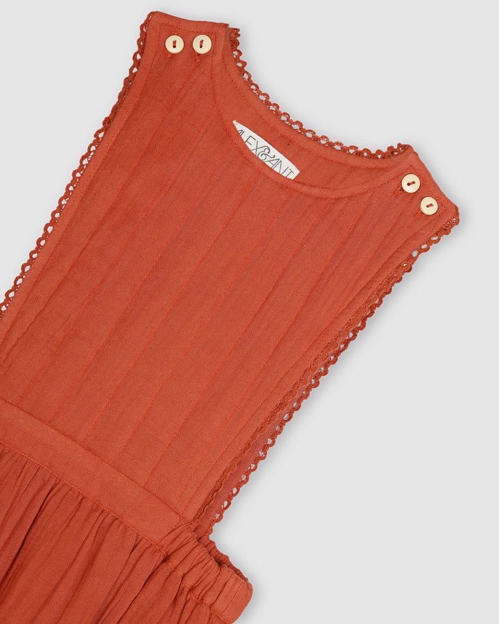 ALEX AND ANT - MICHELLE DRESS: FLAME RED [sz:1 YR] 