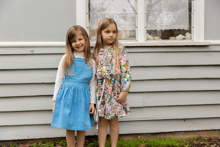 ALEX AND ANT - ELLIE PINAFORE DRESS: SKY BLUE [sz:1 YR]