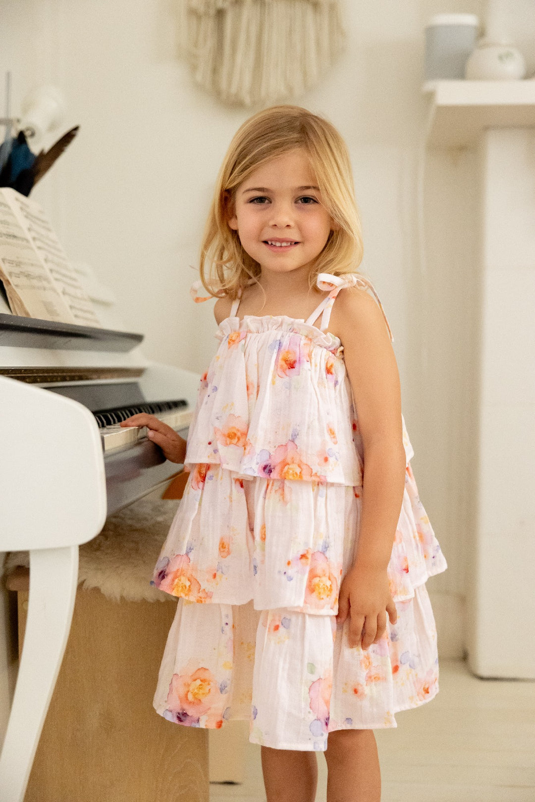 ALEX AND ANT - LUCIA DRESS: ROSES [sz:1 YR]