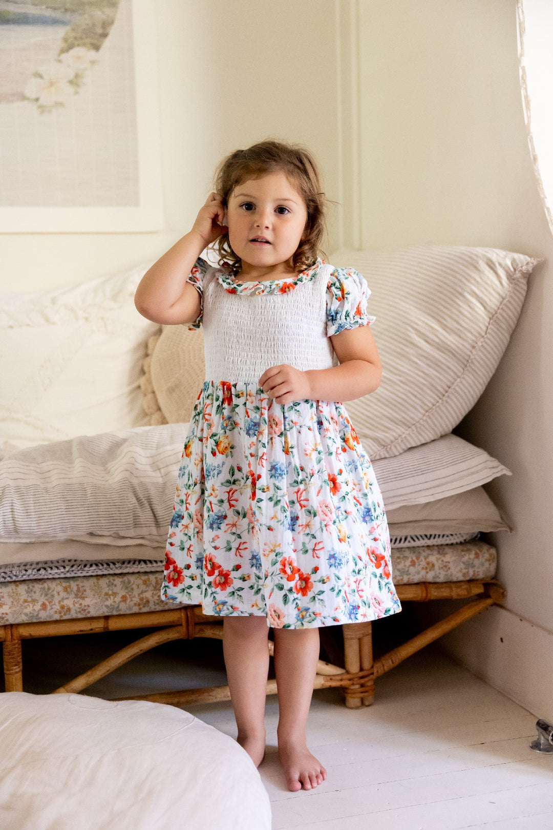 ALEX AND ANT - LUELLA DRESS: PRETTY FLORAL [sz:1 YR]