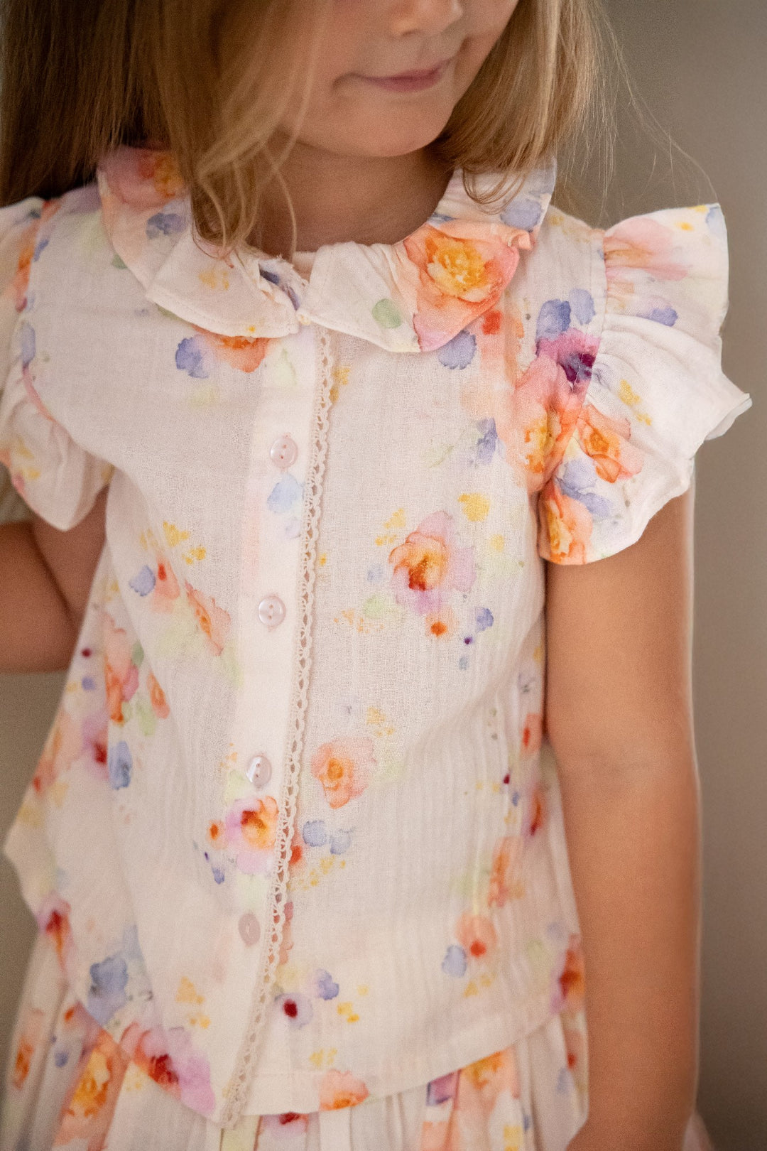 ALEX AND ANT - WILLIE TOP: ROSES [sz:1 YR]