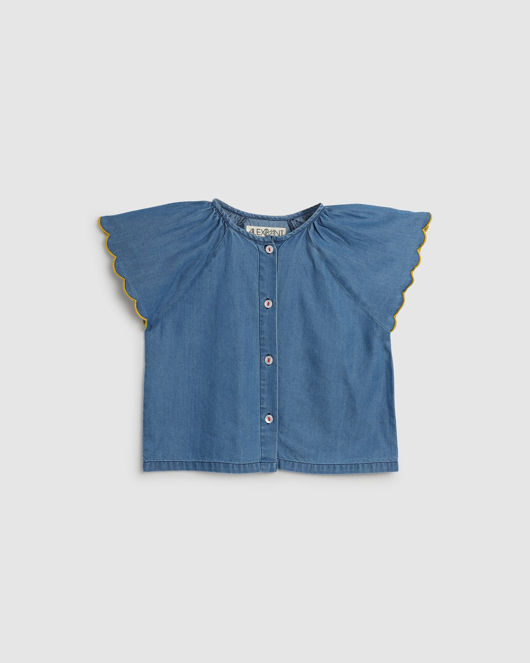 ALEX AND ANT - EMMI TOP: CHAMBRAY [sz:1 YR]