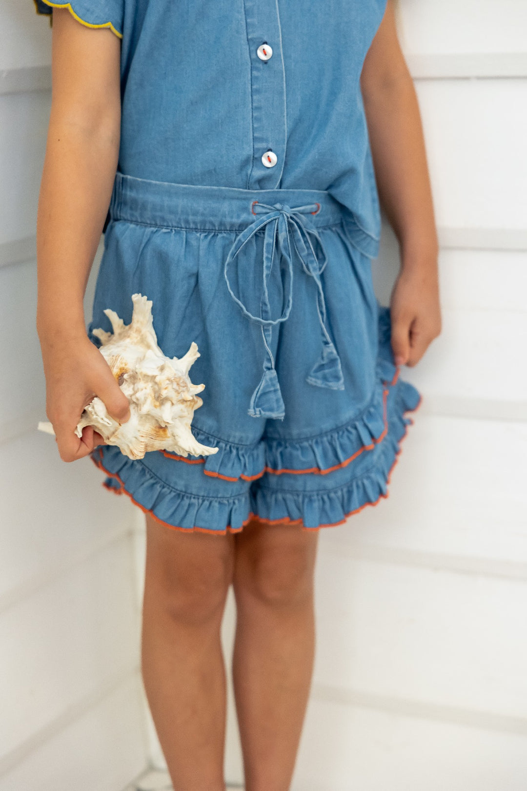 ALEX AND ANT - EMMI TOP: CHAMBRAY [sz:1 YR]