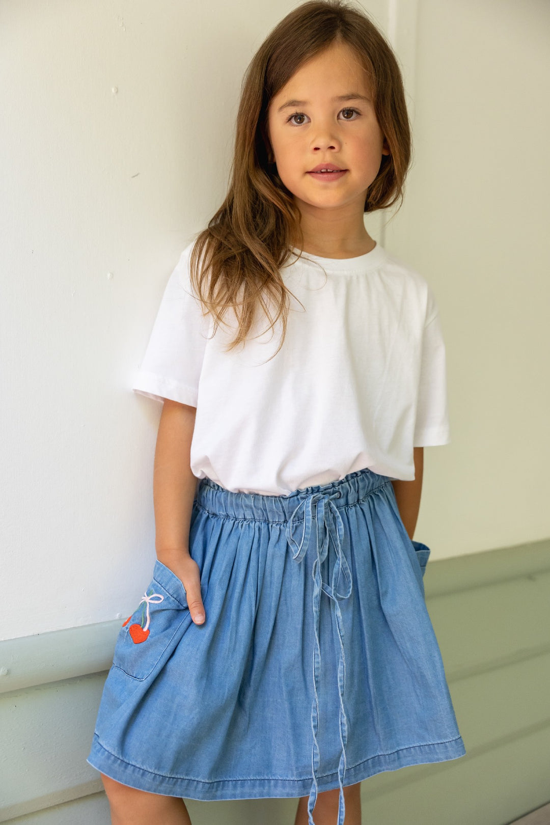 ALEX AND ANT - LAURA SKIRT: CHAMBRAY [sz:1 YR]