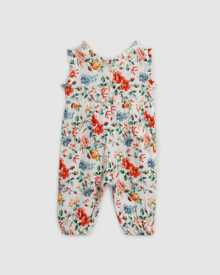 ALEX AND ANT - LOLA PLAYSUIT: PRETTY FLORAL [sz:0-3 MTHS]