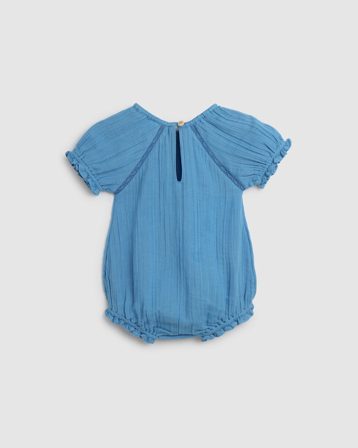 ALEX AND ANT - LENNIE PLAYSUIT: SKY BLUE [sz:0-3 MTHS]