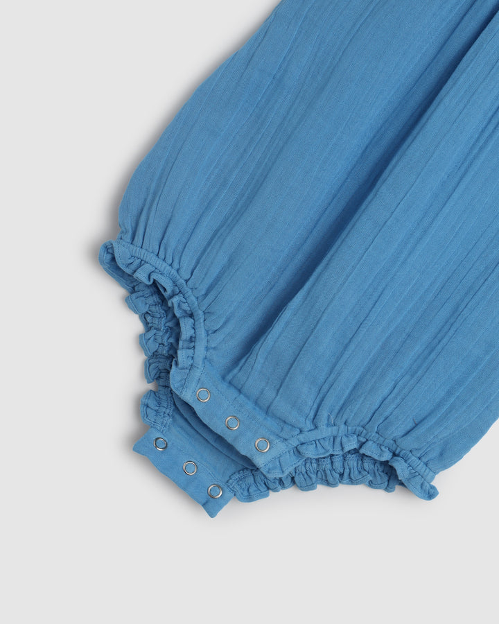 ALEX AND ANT - LENNIE PLAYSUIT: SKY BLUE [sz:0-3 MTHS]