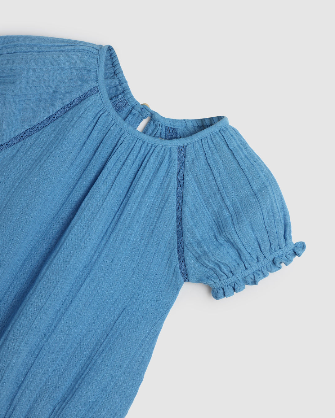 ALEX AND ANT - LENNIE PLAYSUIT: SKY BLUE [sz:0-3 MTHS]