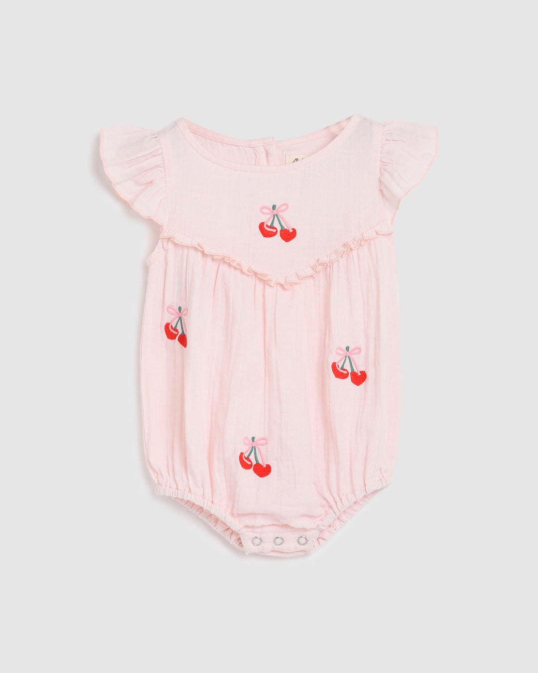 ALEX AND ANT - PRETTY ROMPER: PETAL PINK [sz:0-3 MTHS]