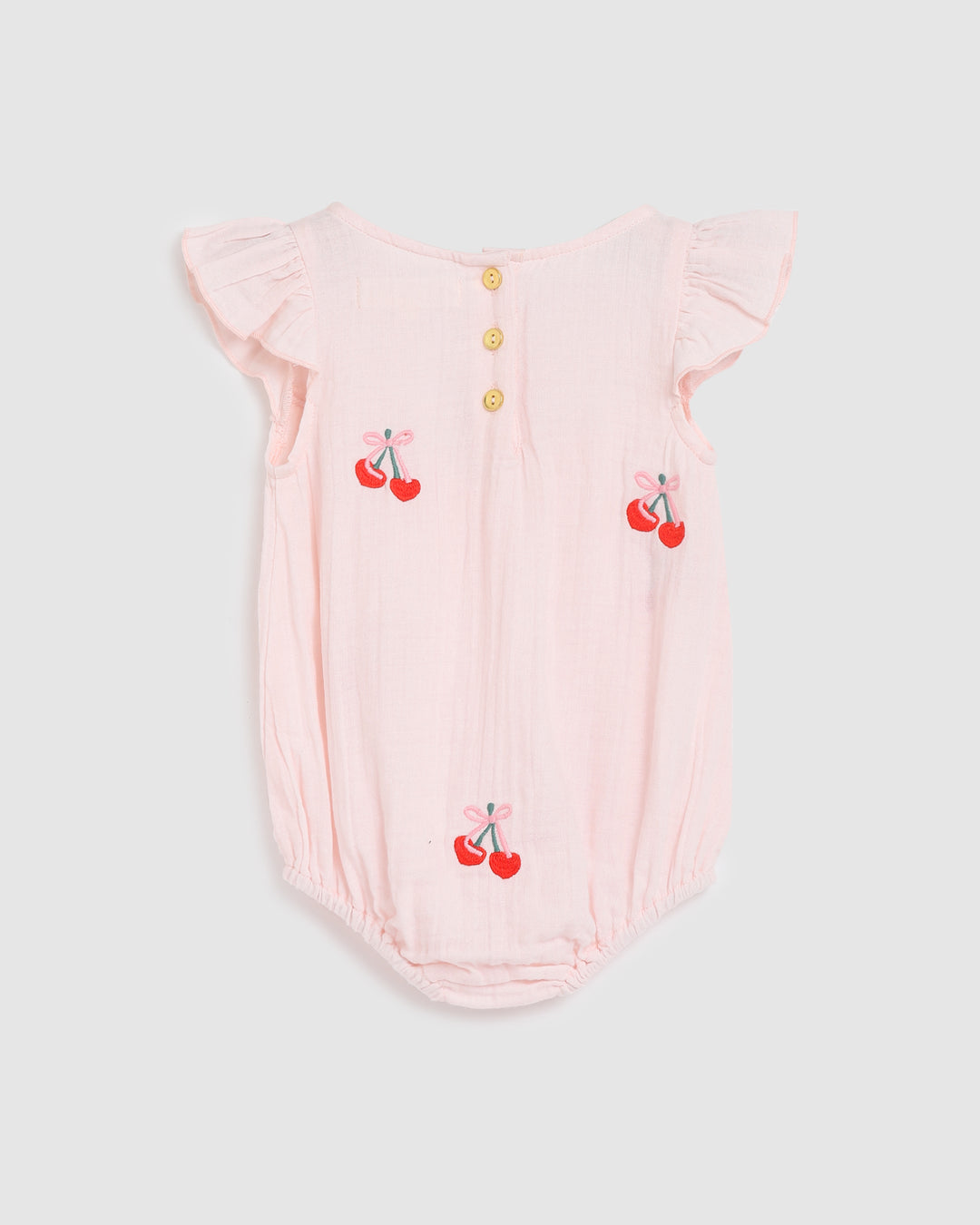 ALEX AND ANT - PRETTY ROMPER: PETAL PINK [sz:0-3 MTHS]