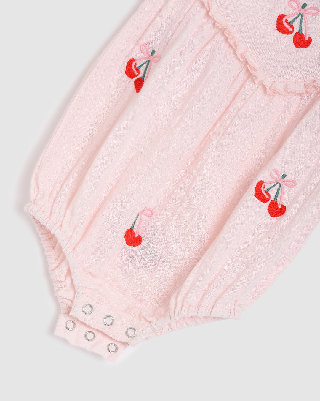 ALEX AND ANT - PRETTY ROMPER: PETAL PINK [sz:0-3 MTHS]