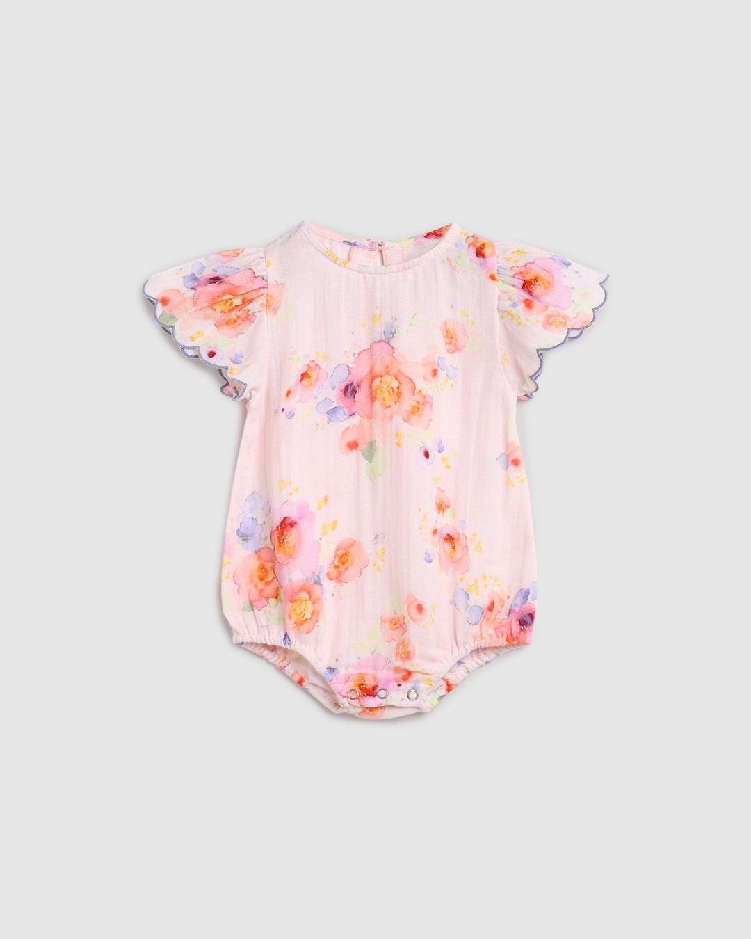 ALEX AND ANT - DOROTHY PLAYSUIT: ROSES [sz:0-3 MTHS]