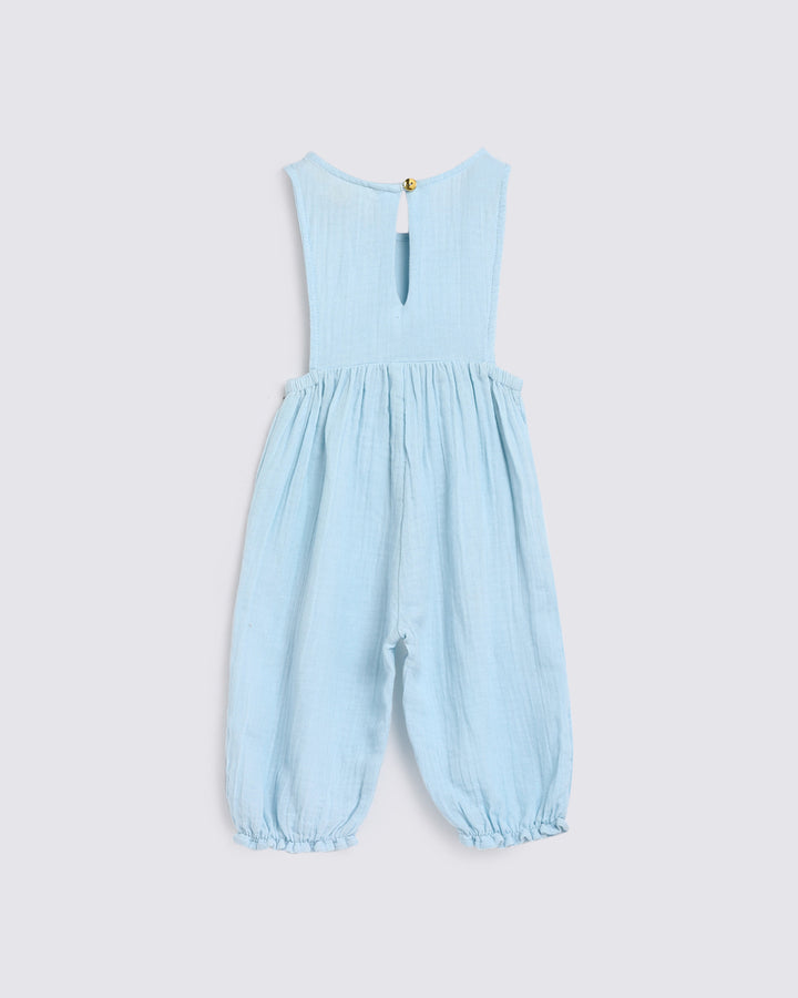 ALEX AND ANT - ALBA PLAYSUIT: BABY BLUE [sz:0-3 MTHS]