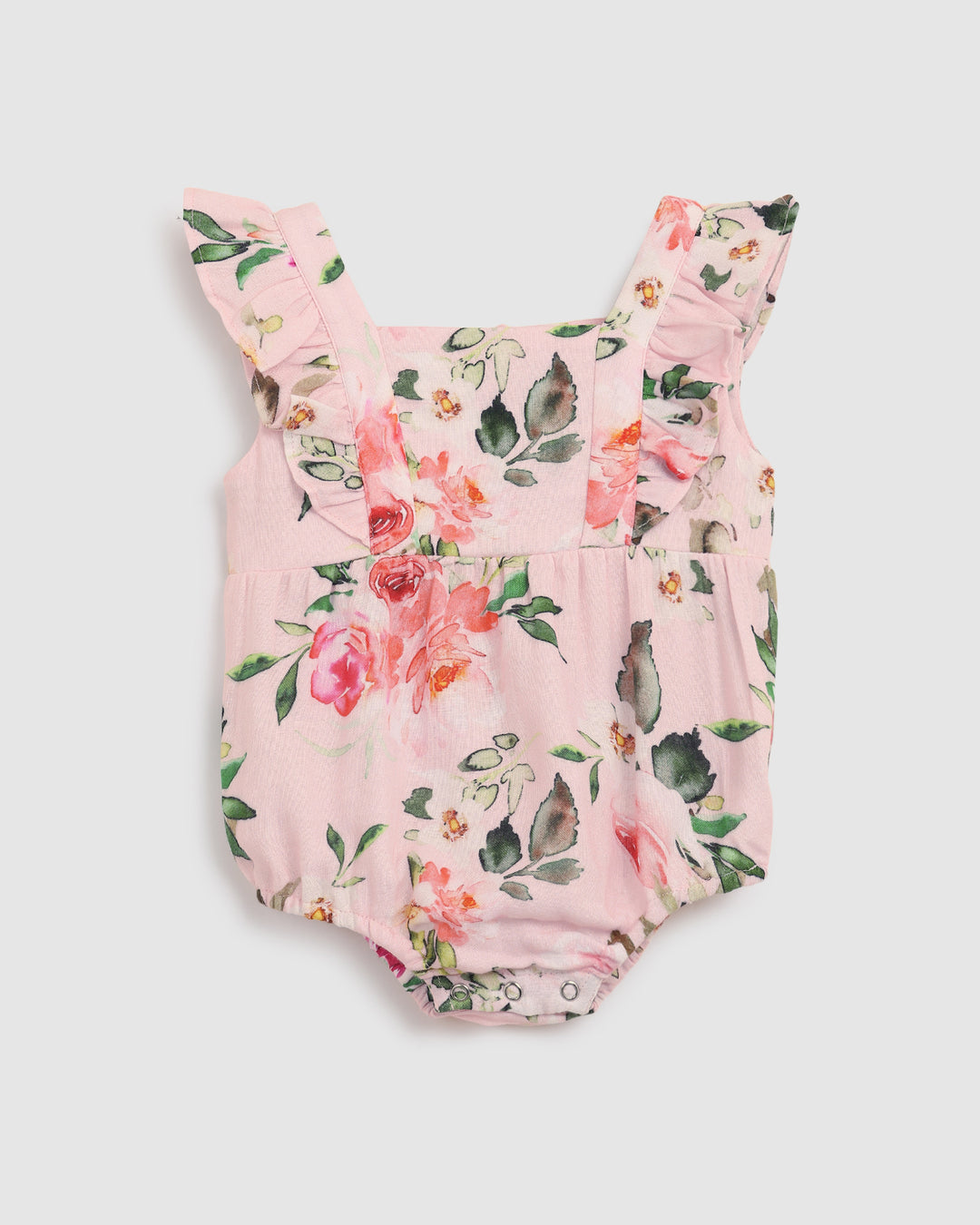 ALEX AND ANT - FLEE PLAYSUIT: DARLING PETAL [sz:0-3 MTHS]