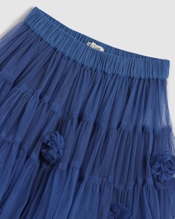 ALEX AND ANT - PARTY TUTU: BLUE TULLE [sz:2 YRS]