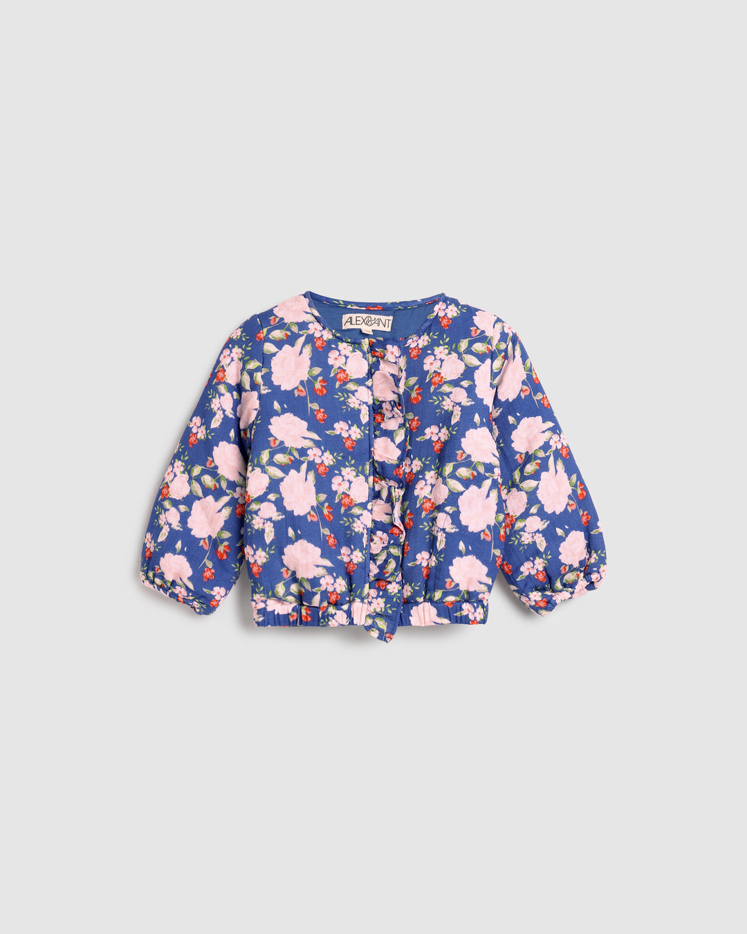 ALEX AND ANT - MAY JACKET: FABULOUS BLOOMS BLUE [sz:2 YRS]
