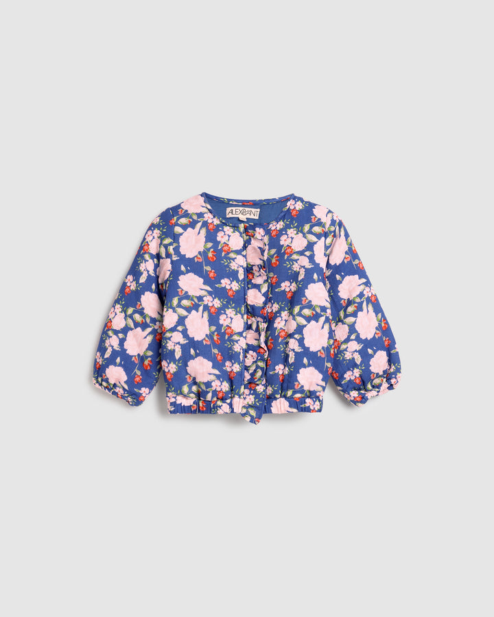 ALEX AND ANT - MAY JACKET: FABULOUS BLOOMS BLUE [sz:2 YRS]