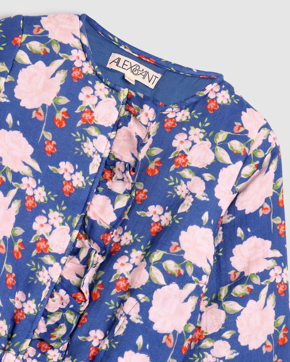 ALEX AND ANT - MAY JACKET: FABULOUS BLOOMS BLUE [sz:2 YRS]