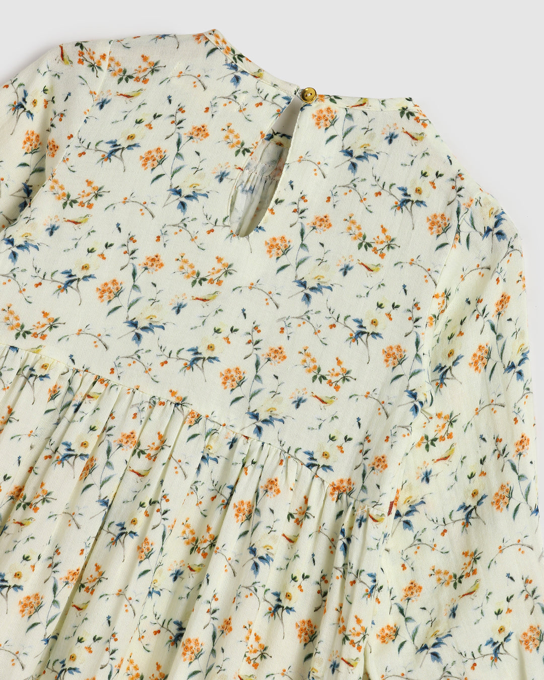 ALEX AND ANT - LUCIE DRESS: NATURAL BIRD [sz:2 YRS]