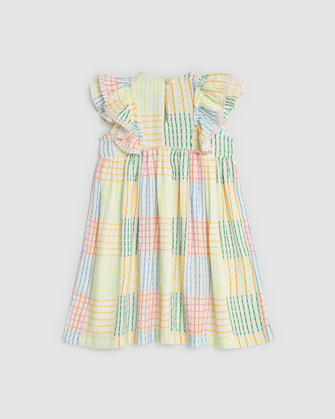 ALEX AND ANT - LOUISA DRESS CRAZY GINGHAM [sz:1 YR]