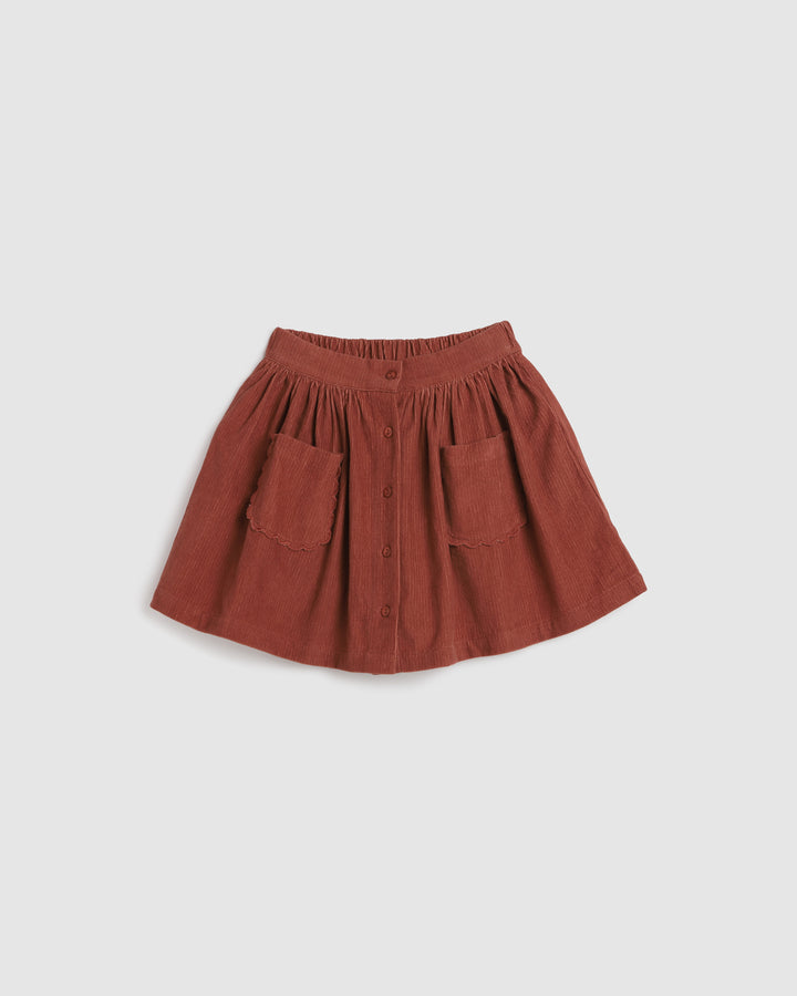 ALEX AND ANT - LULU SKIRT: CHILLI OIL [sz:2 YRS]