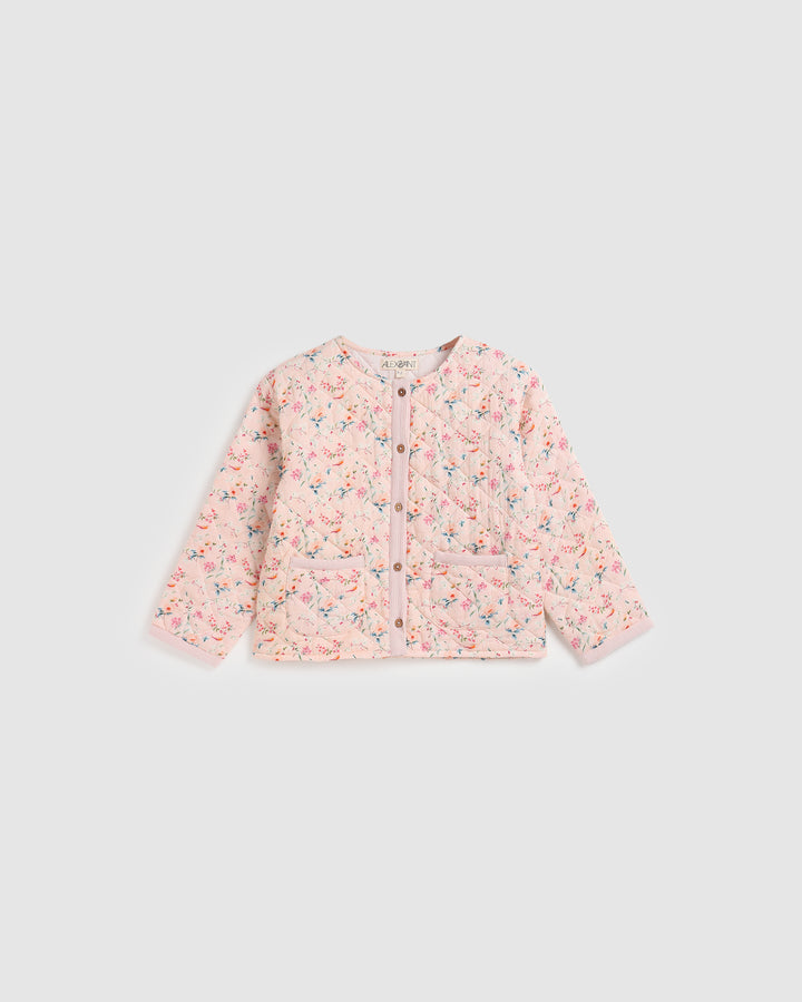 ALEX AND ANT - CHARLIE JACKET: PINK BIRD [sz:2 YRS]
