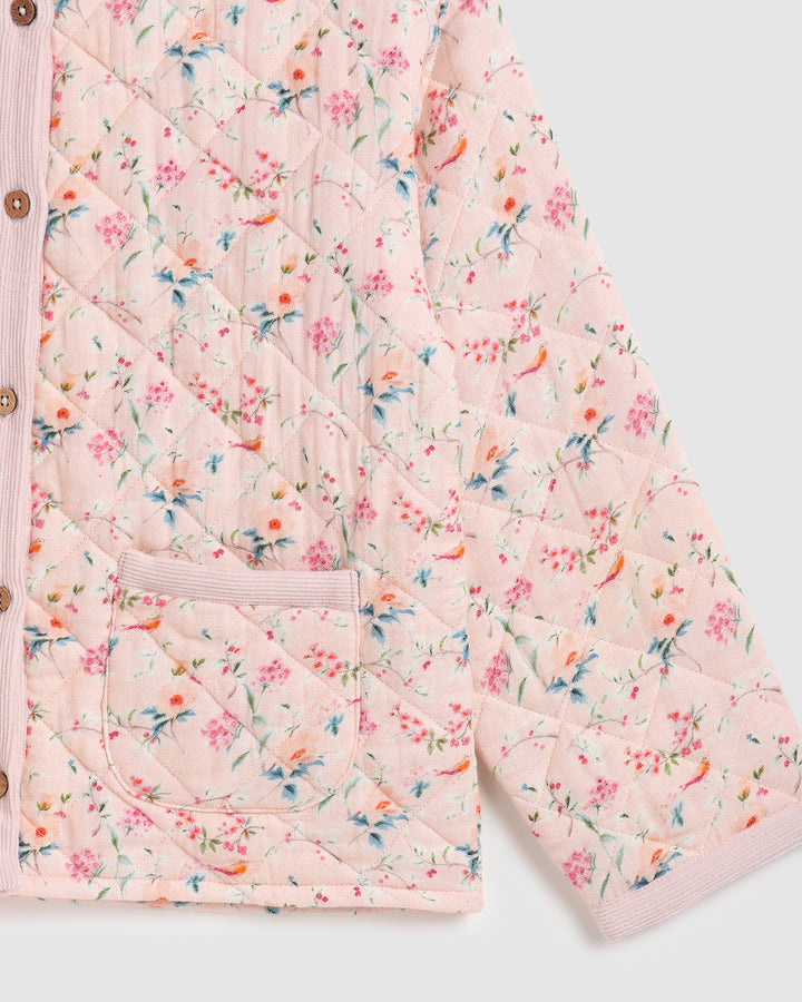 ALEX AND ANT - CHARLIE JACKET: PINK BIRD [sz:2 YRS]