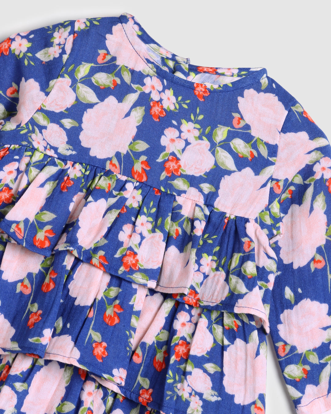 ALEX AND ANT - PIPPA TOP: FABULOUS BLOOMS BLUE [sz:2 YRS]