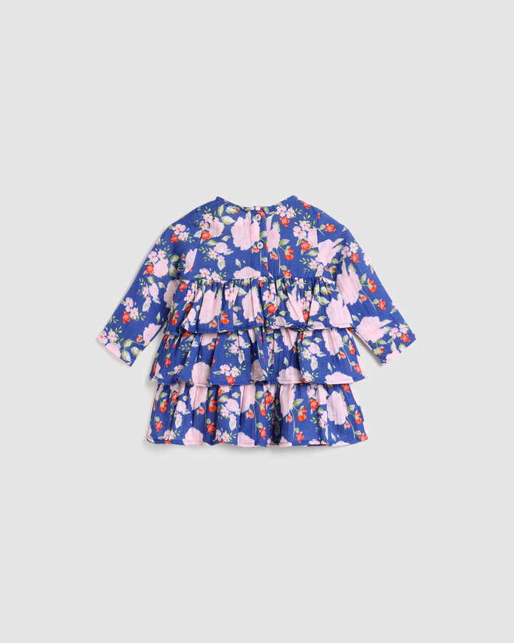 ALEX AND ANT - PIPPA TOP: FABULOUS BLOOMS BLUE [sz:2 YRS]