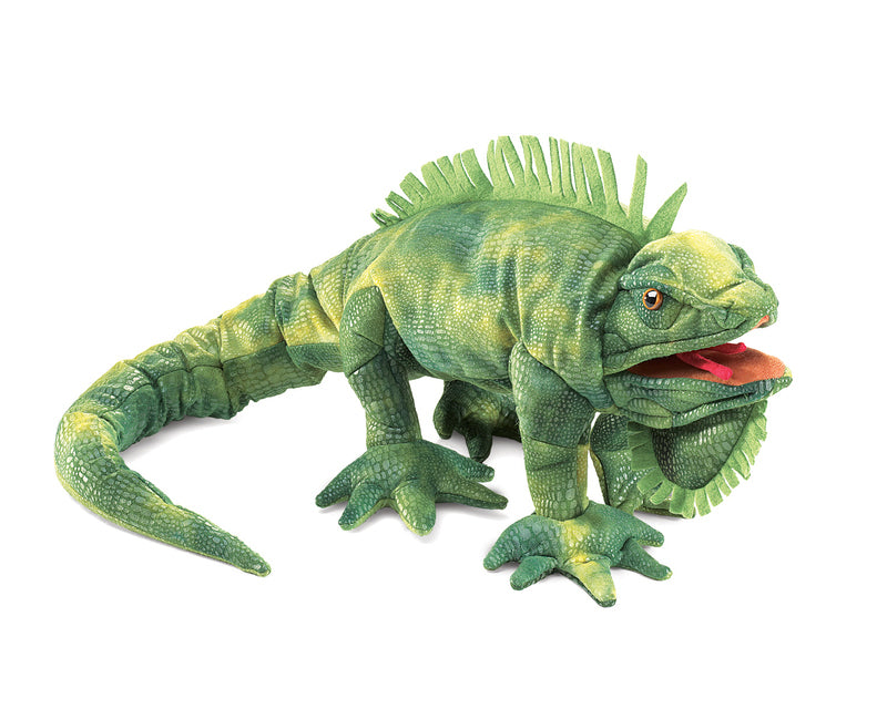 FOLKMANIS - HAND PUPPET: IGUANA 